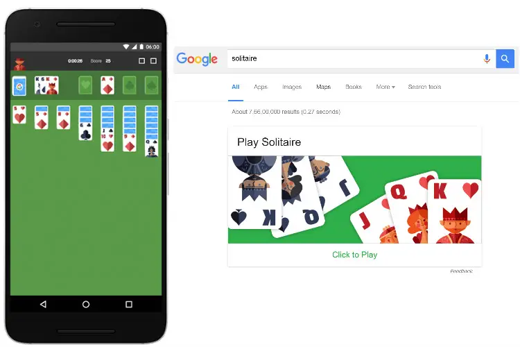 Solitaire - Google Games