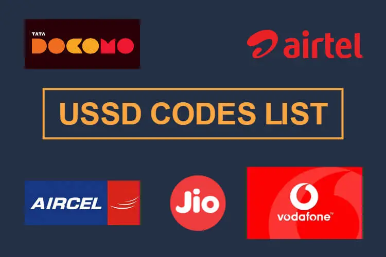 USSD Codes List