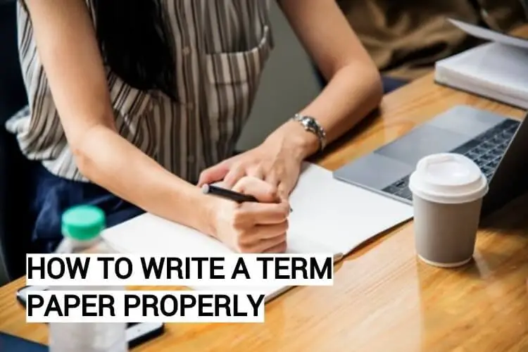 how to write reference in a term paper